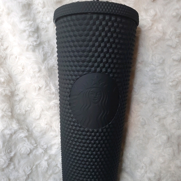 Matte Black Studded Starbucks Tumbler - Picture 1 of 2